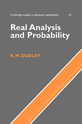Real Analysis and Probability (Cambridge Studies in Advanced Mathematics) von Cambridge University Press